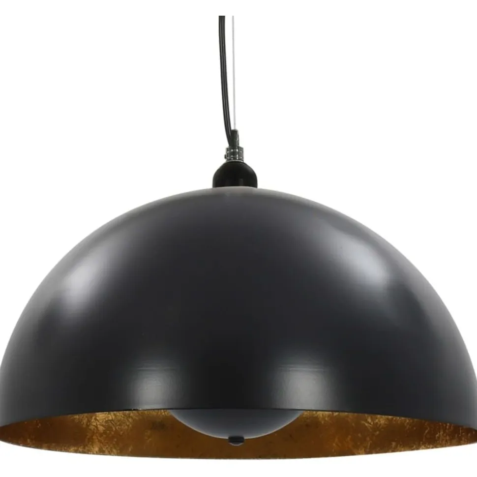 Kattovalaisimet 2kpl musta & kulta puolipallomainen 40cm e27