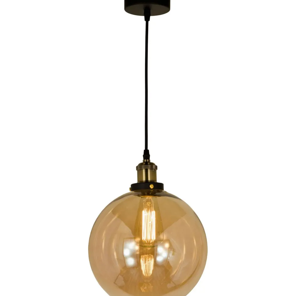 Kattovalaisin Aneta Lighting Beatrice ø 25 cm antikkimessinki/meripihka