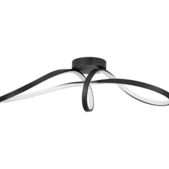 Kattovalaisin Eglo Calarossa-z LED RGB CCT musta/valkoinen