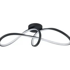 Kattovalaisin Eglo Calarossa-z LED RGB CCT musta/valkoinen