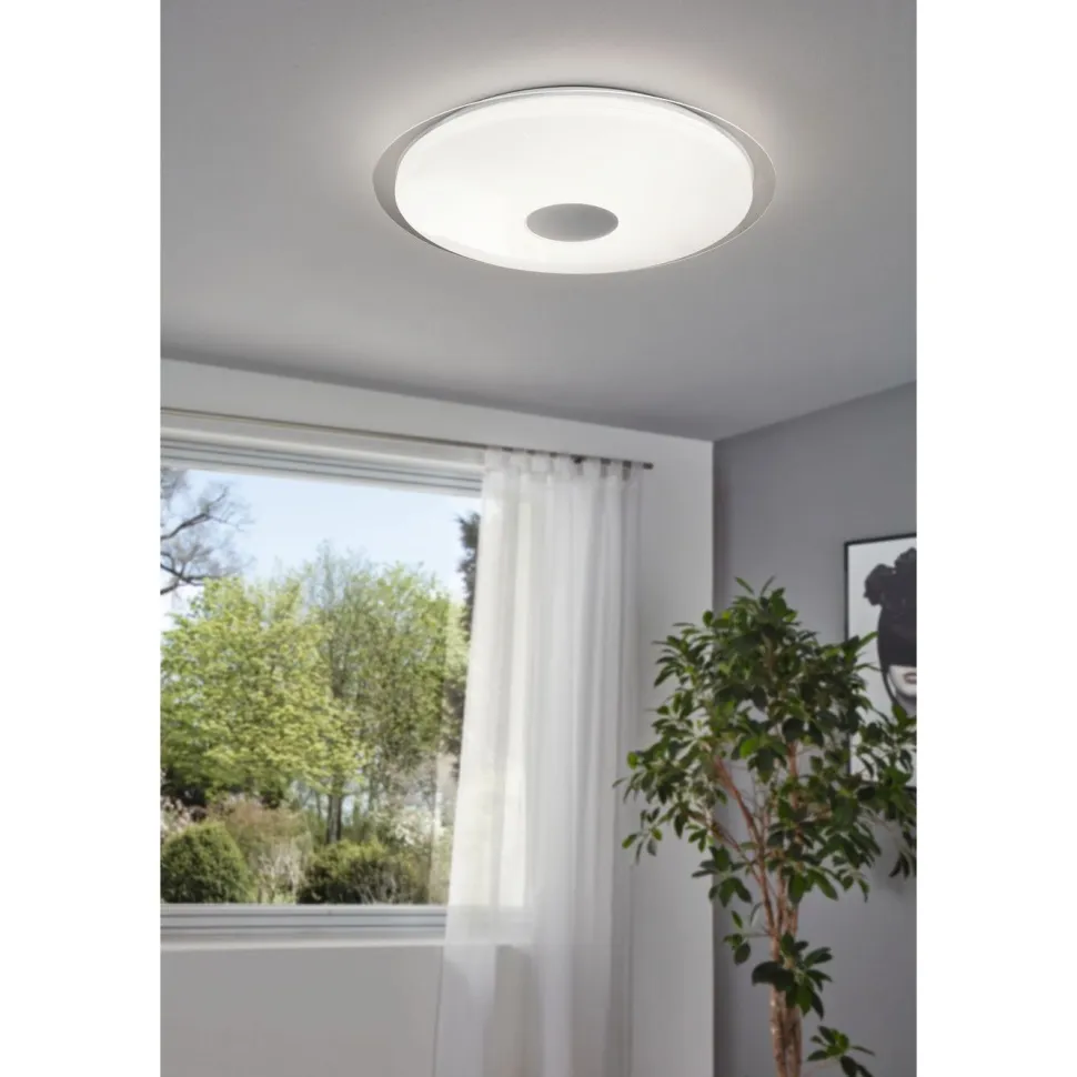 Kattovalaisin Eglo Lanciano Ø66cm 36W LED CCT valkoinen