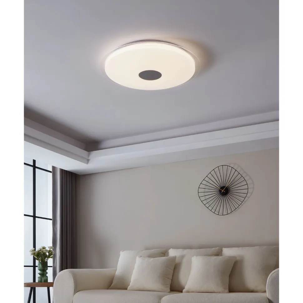 Kattovalaisin Eglo Lanciano Ø66cm 36W LED CCT valkoinen
