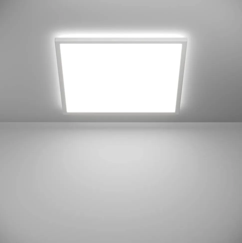 Kattovalaisin Eglo Rovito LED CCT 39x39cm IP44 valkoinen