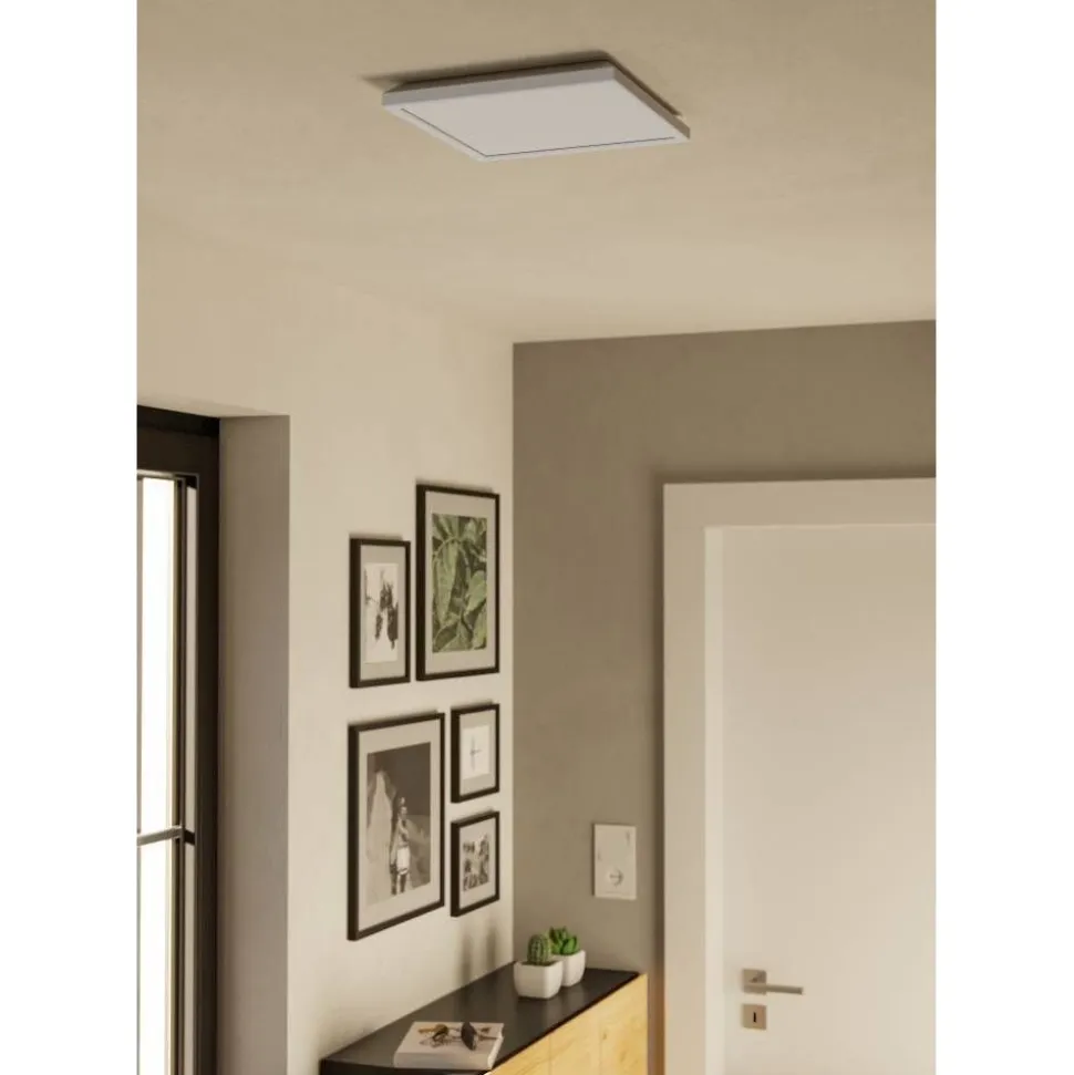 Kattovalaisin Eglo Rovito LED CCT 39x39cm IP44 valkoinen