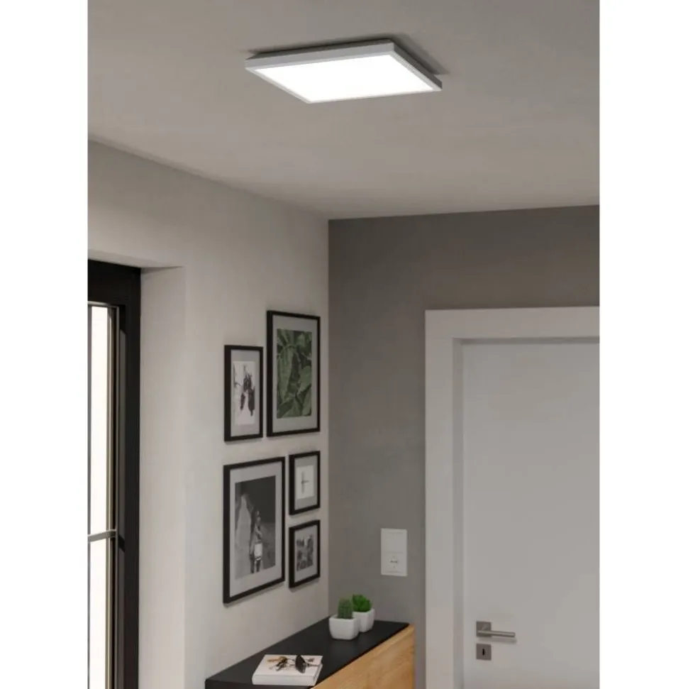 Kattovalaisin Eglo Rovito LED CCT 39x39cm IP44 valkoinen