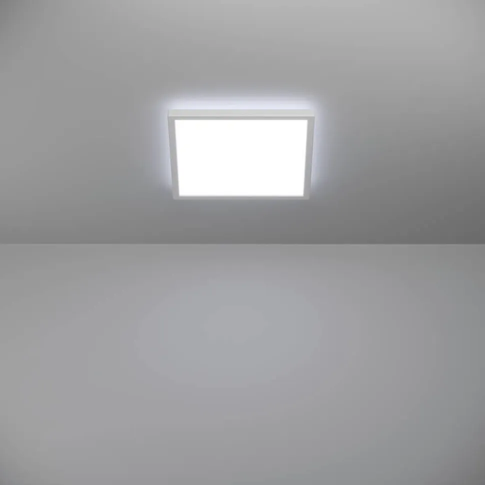 Kattovalaisin Eglo Rovito LED CCT 39x39cm IP44 valkoinen