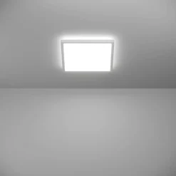 Kattovalaisin Eglo Rovito LED CCT 39x39cm IP44 valkoinen