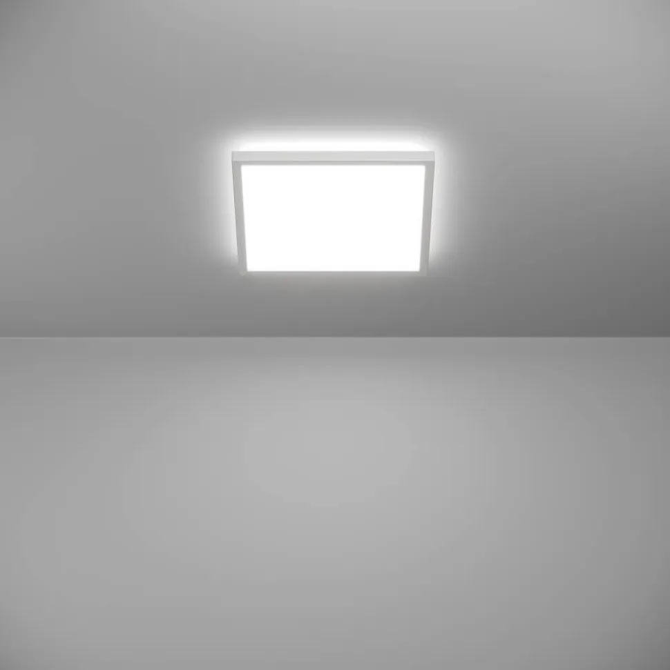 Kattovalaisin Eglo Rovito LED CCT 39x39cm IP44 valkoinen