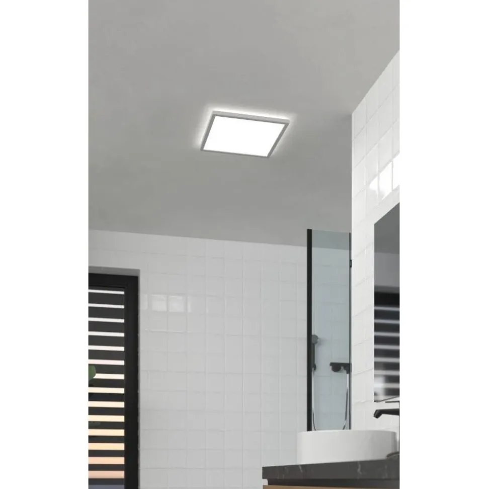 Kattovalaisin Eglo Rovito LED CCT 39x39cm IP44 valkoinen