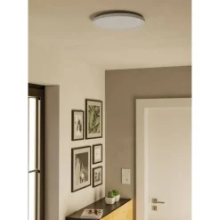 Kattovalaisin Eglo Rovito LED CCT Ø30cm IP44 valkoinen
