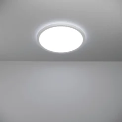 Kattovalaisin Eglo Rovito LED CCT Ø30cm IP44 valkoinen
