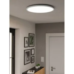 Kattovalaisin Eglo Rovito LED CCT Ø30cm IP44 valkoinen