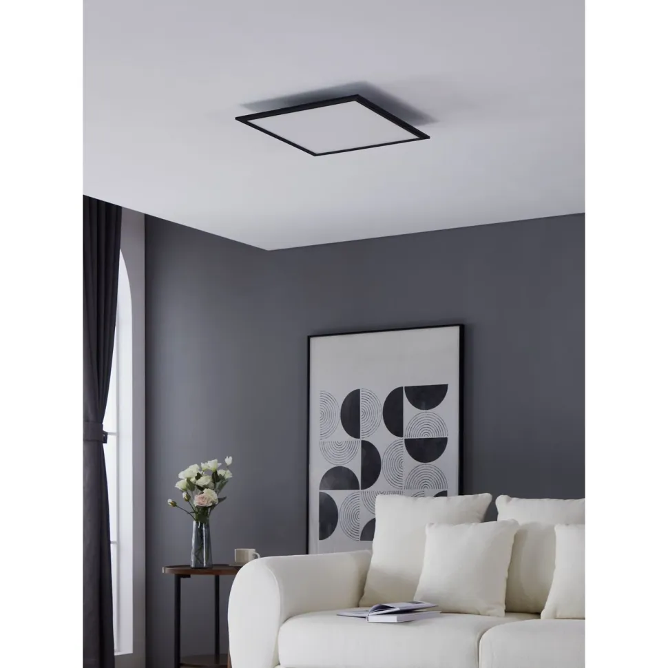 Kattovalaisin Eglo Salobrena 1, 30x30cm, LED, 14W, IP20, musta