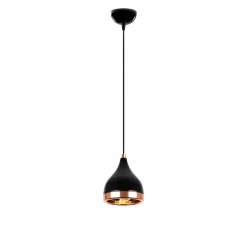 Kattovalaisin Linento Lighting Yildo, musta/kupari