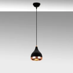 Kattovalaisin Linento Lighting Yildo, musta/kupari