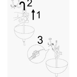 Kattovalaisin Linento Lighting Pardo 6-osainen kulta