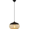 Kattovalaisin Linento Lighting Camini musta/keltainen