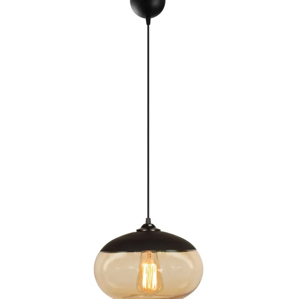 Kattovalaisin Linento Lighting Camini musta/keltainen