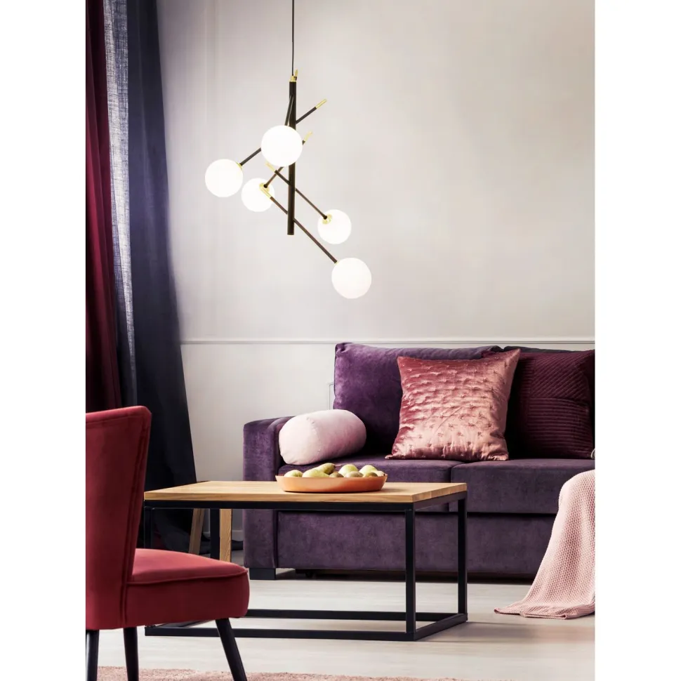 Kattovalaisin Aneta Lighting Akrobat musta/mattamessinki