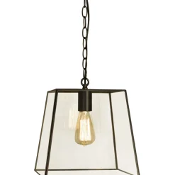 Kattovalaisin Aneta Lighting Diplomat 28x28 cm musta/kirkas