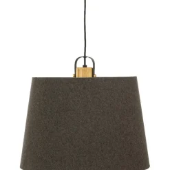 Kattovalaisin Aneta Lighting Geilo Ø45cm  musta/harmaa/puu