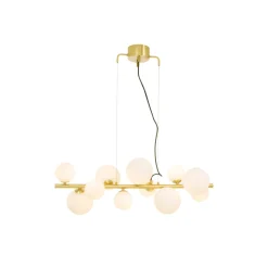 Kattovalaisin Aneta Lighting Molekyl mattamessinki/valkoinen