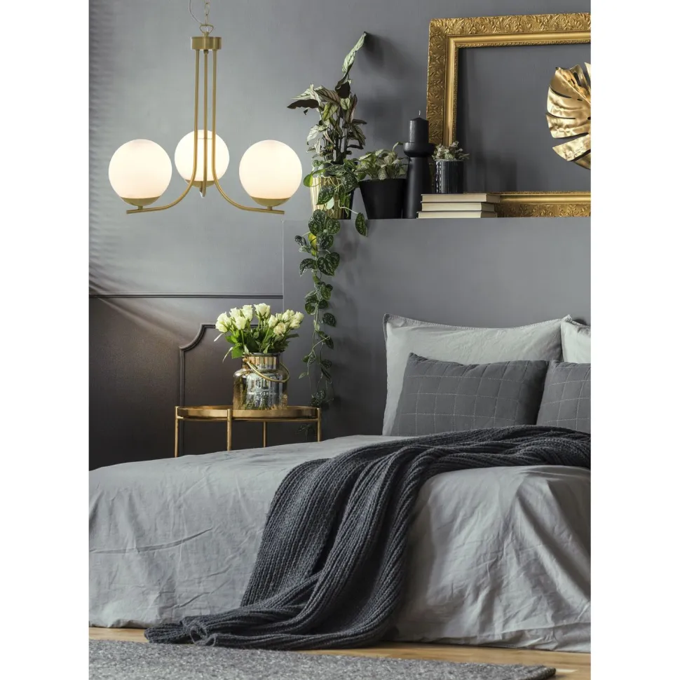 Kattovalaisin Aneta Lighting Orfeus 3-osainen mattamessinki