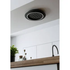 Kattovalaisin Eglo Balazote LED CCT Ø38cm musta