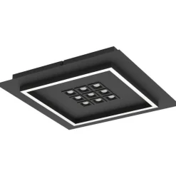 Kattovalaisin Eglo Balazote LED CCT 36x36cm musta