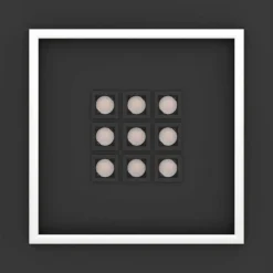 Kattovalaisin Eglo Balazote LED CCT 36x36cm musta