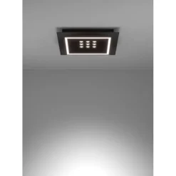 Kattovalaisin Eglo Balazote LED CCT 36x36cm musta