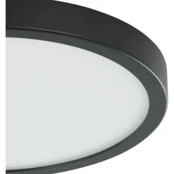Kattovalaisin Eglo Fueva 5 LED CCT Ø21cm liiketunnistin musta