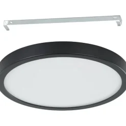 Kattovalaisin Eglo Fueva 5 LED CCT Ø21cm liiketunnistin musta