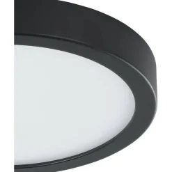 Kattovalaisin Eglo Fueva 5 LED CCT Ø21cm liiketunnistin musta