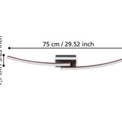 Kattovalaisin Eglo Lungolago LED 75cm musta