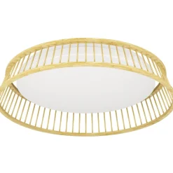 Kattovalaisin Eglo Luppineria, Ø45cm, LED, 20W, IP20, bambu