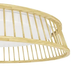Kattovalaisin Eglo Luppineria, Ø45cm, LED, 20W, IP20, bambu