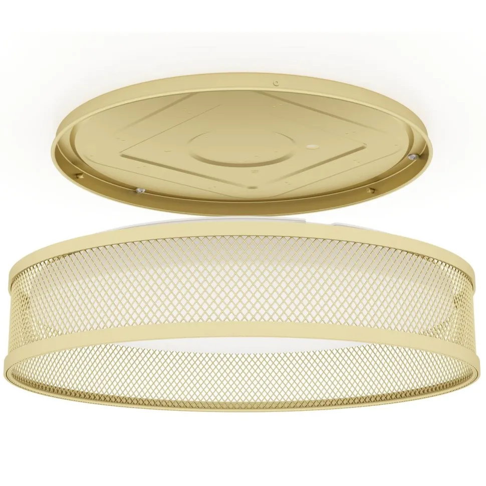 Kattovalaisin Eglo Luppineria, Ø38.5cm, LED, 20W, IP20, musta