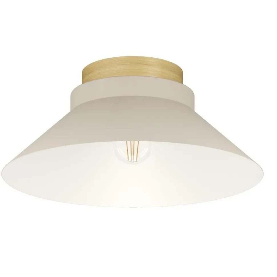 Kattovalaisin Eglo Moharras, Ø40cm, E27, 40W, IP20, hiekka/puu