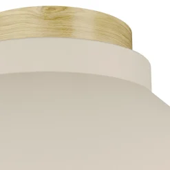 Kattovalaisin Eglo Moharras, Ø40cm, E27, 40W, IP20, hiekka/puu