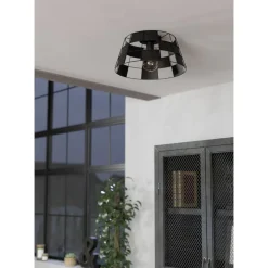 Kattovalaisin Eglo Pontefract, E27, 40W, IP20, musta