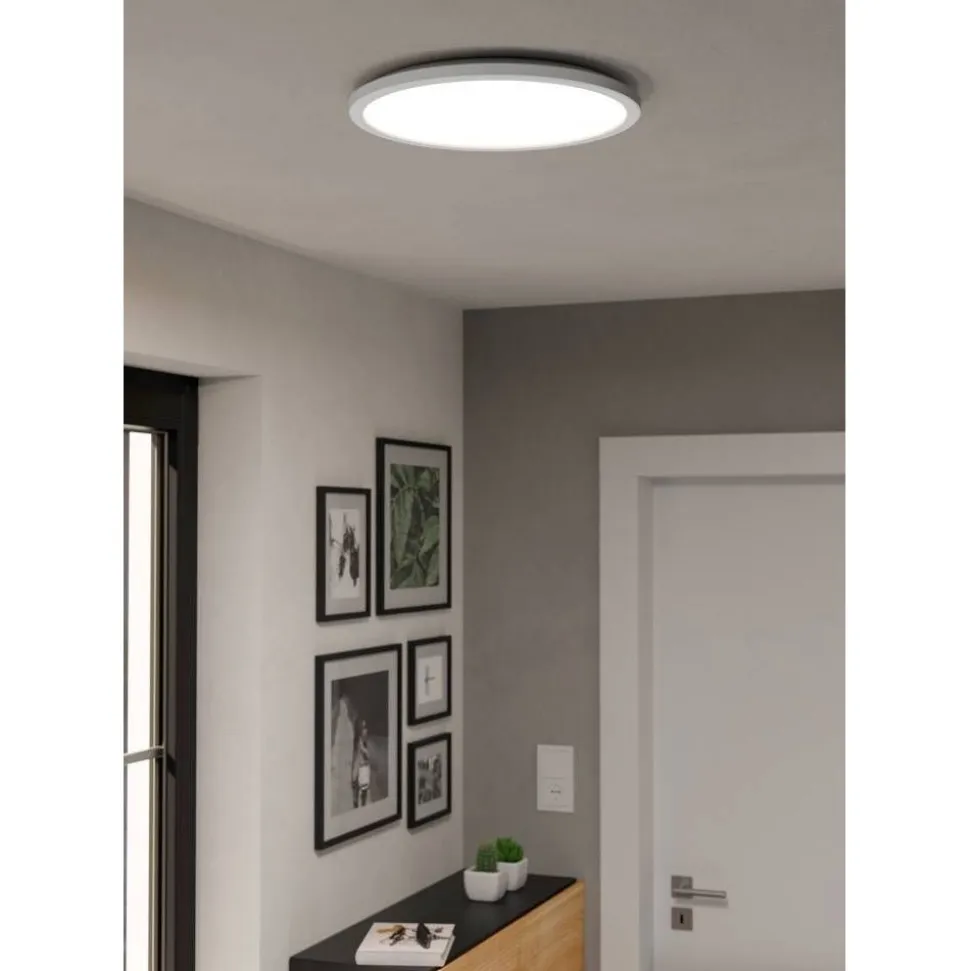 Kattovalaisin Eglo Rovito-R LED CCT Ø39cm IP44 musta