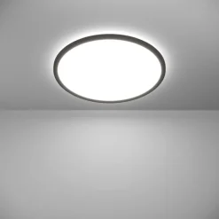 Kattovalaisin Eglo Rovito-R LED CCT Ø39cm IP44 musta