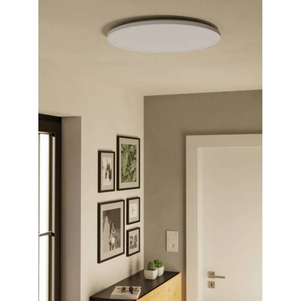 Kattovalaisin Eglo Rovito-R LED CCT Ø39cm IP44 musta