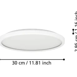 Kattovalaisin Eglo Rovito-z LED RGB CCT IP44 Round eri kokoja