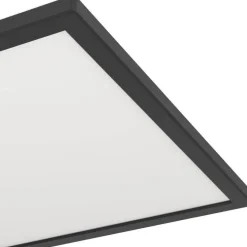 Kattovalaisin Eglo Rovito-z LED RGB CCT 29x29cm IP44 musta