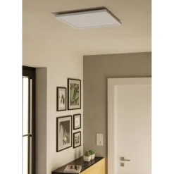 Kattovalaisin Eglo Rovito-z LED RGB CCT 29x29cm IP44 musta