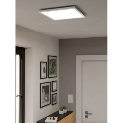 Kattovalaisin Eglo Rovito-z LED RGB CCT 29x29cm IP44 musta