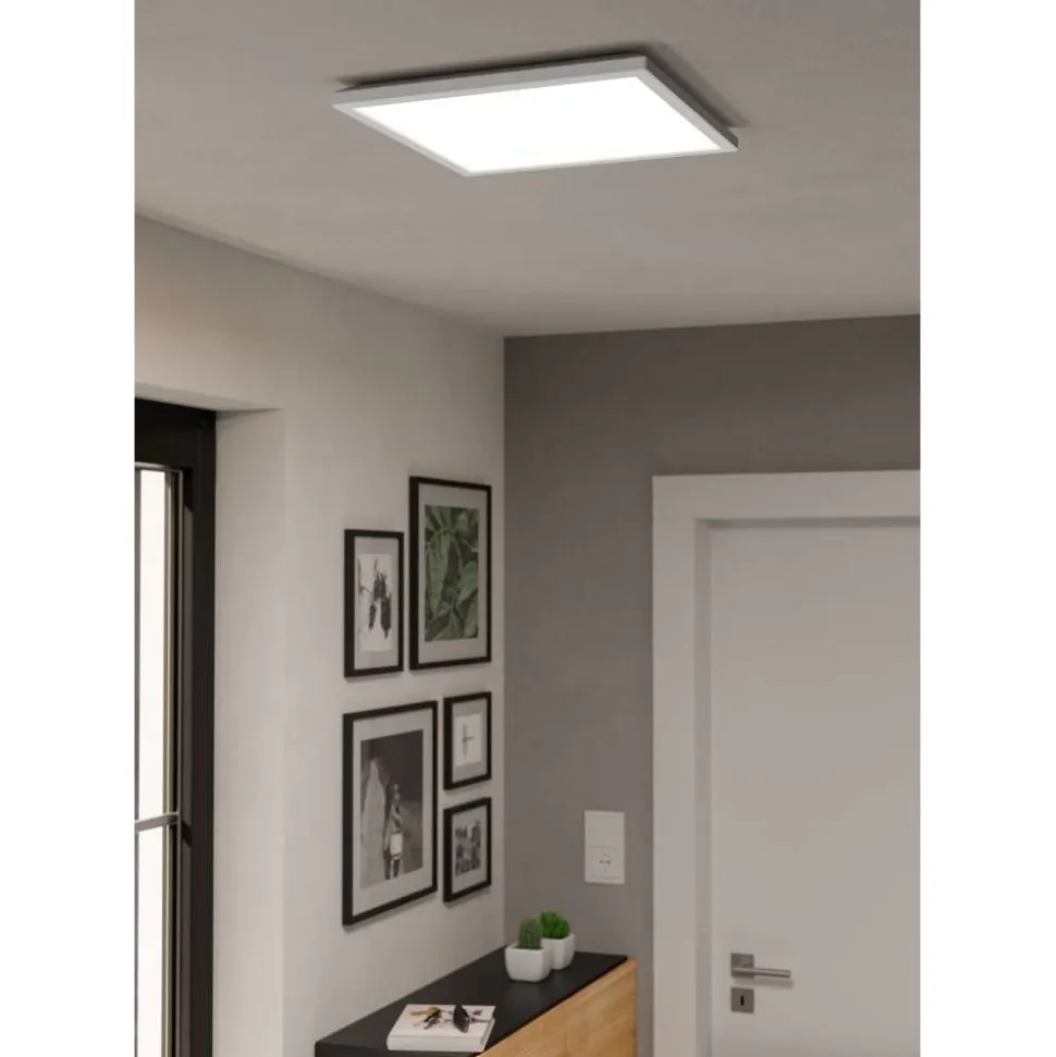 Kattovalaisin Eglo Rovito-z LED RGB CCT 29x29cm IP44 musta