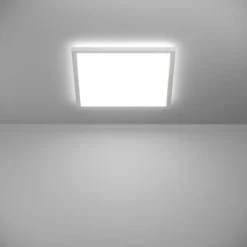 Kattovalaisin Eglo Rovito-z LED RGB CCT 29x29cm IP44 musta